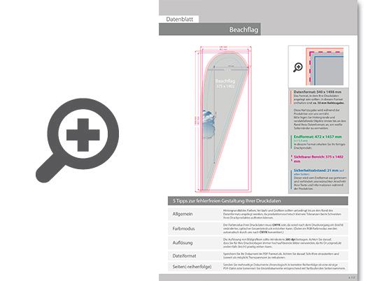Product Bild aufsteller_prisma_gro___mit_klebestreifen_und_glanzfolie_kaschiert