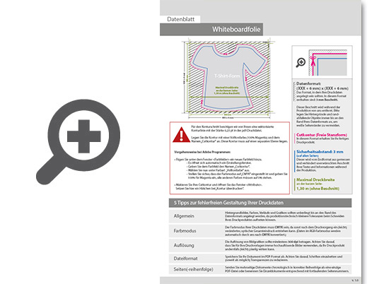 Product Bild hochwertige_whiteboard-folie_inkl__laminat_in_shirt-form_konturgeschnitten___einseitig_4_0-farbig_bedruckt