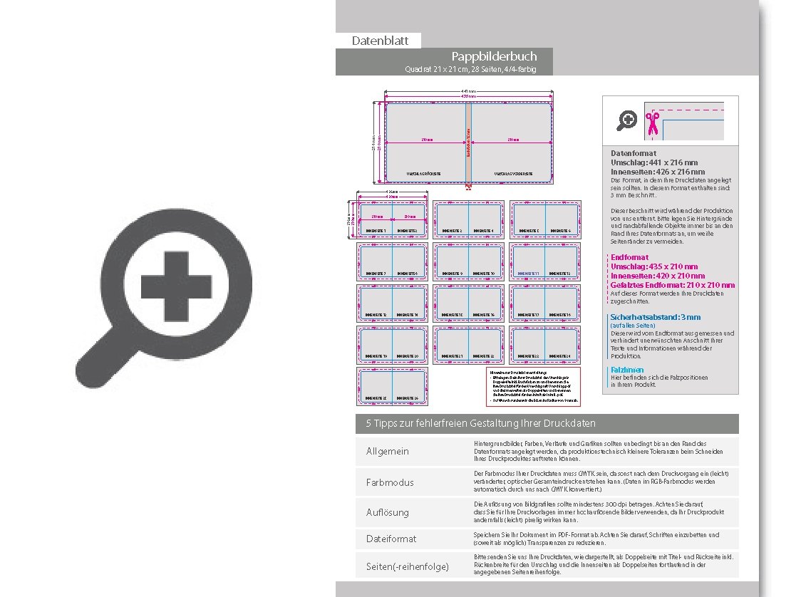 Product Bild pappbilderbuch_mit_lay-flat-bindung__quadrat_21_x_21_cm__28_seiten__4_4-farbig_beidseitig_bedruckt