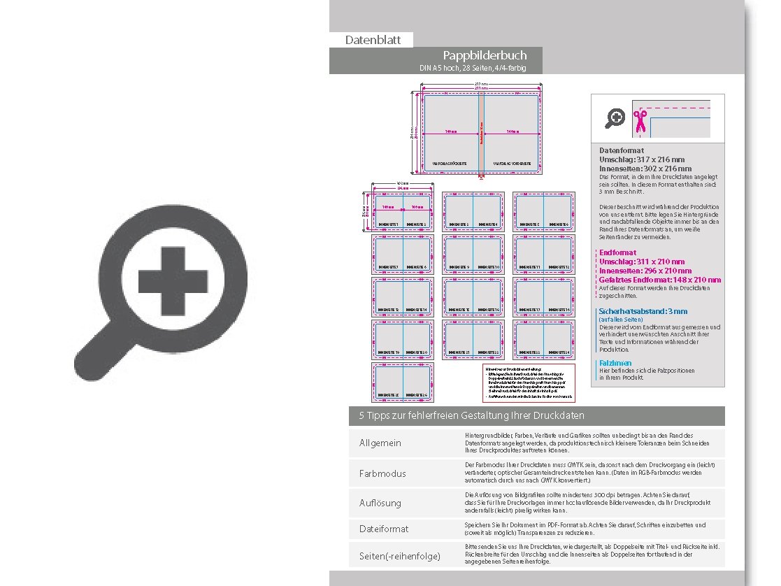 Product Bild pappbilderbuch_mit_lay-flat-bindung__din_a5_hoch__28_seiten__4_4-farbig_beidseitig_bedruckt
